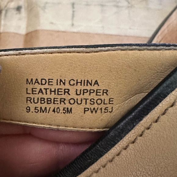 Michael Kors Black Leather Wedges - Picture 5 of 5